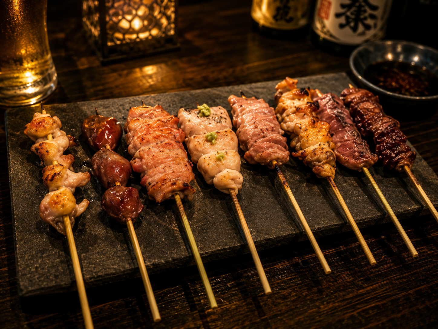 焼き鳥の盛り合わせ